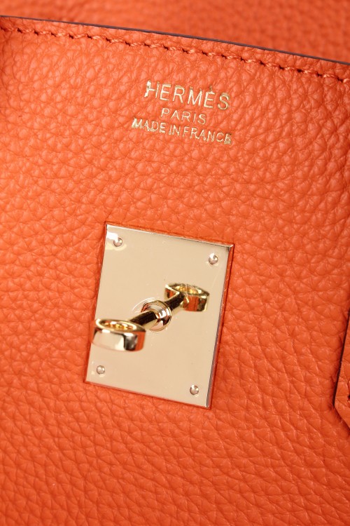 Hermes HAC Haut a Courroies Birkin Bag 40CM Ostrich Gold Hardware, CK89  Noir/Q5 Rouge Casaque