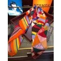 Hermes Silk Shawl Red RS01345