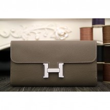 Hermes Constance Wallet In Etoupe Epsom Leather RS18770